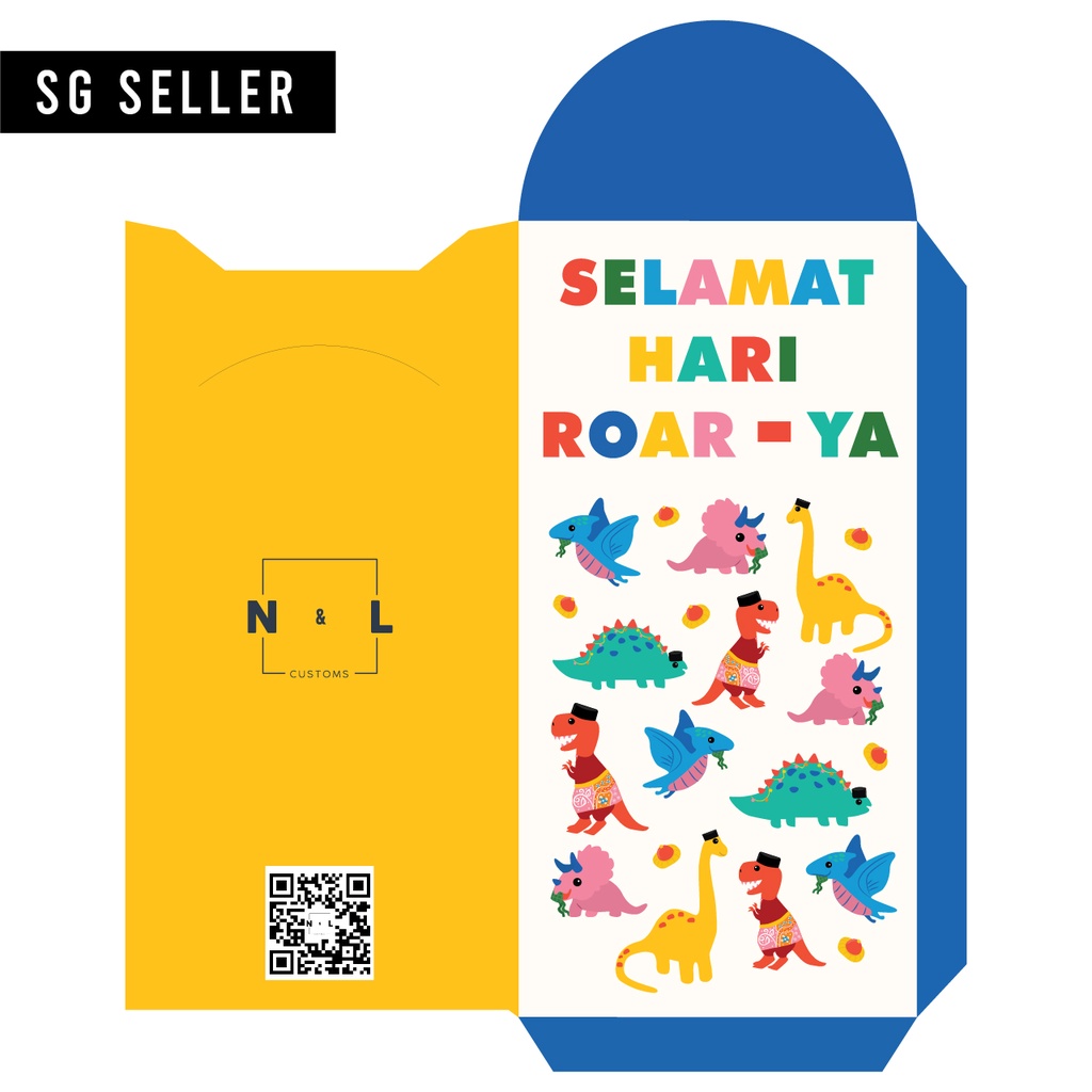 Hari Raya Money Envelope 10pcs Green Packets Sampul Duit | Shopee Singapore