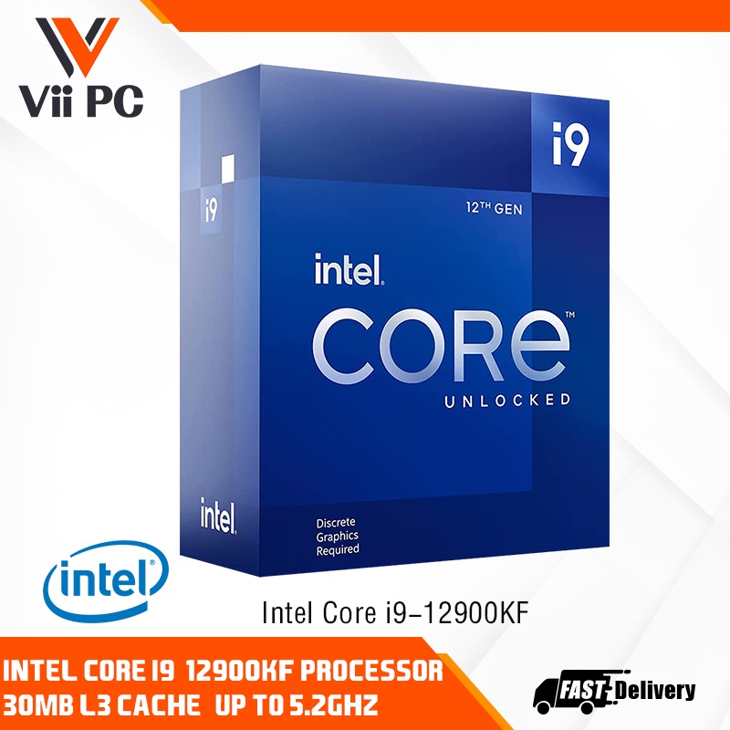 LOCAL STOCK]Intel Core i9 12900KF Desktop Processor 16 Cores Up to