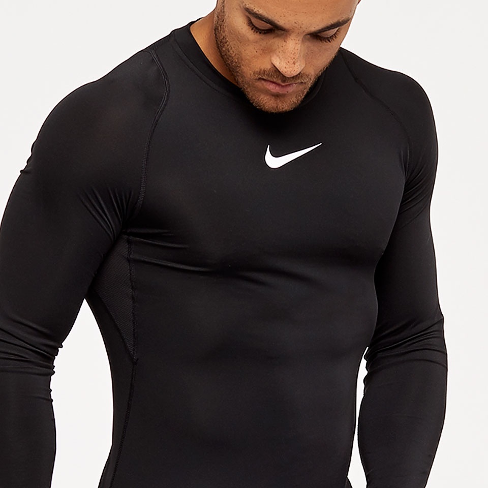 Nike Men s Pro Cool Long Sleeve Compression Shirt Shopee Singapore