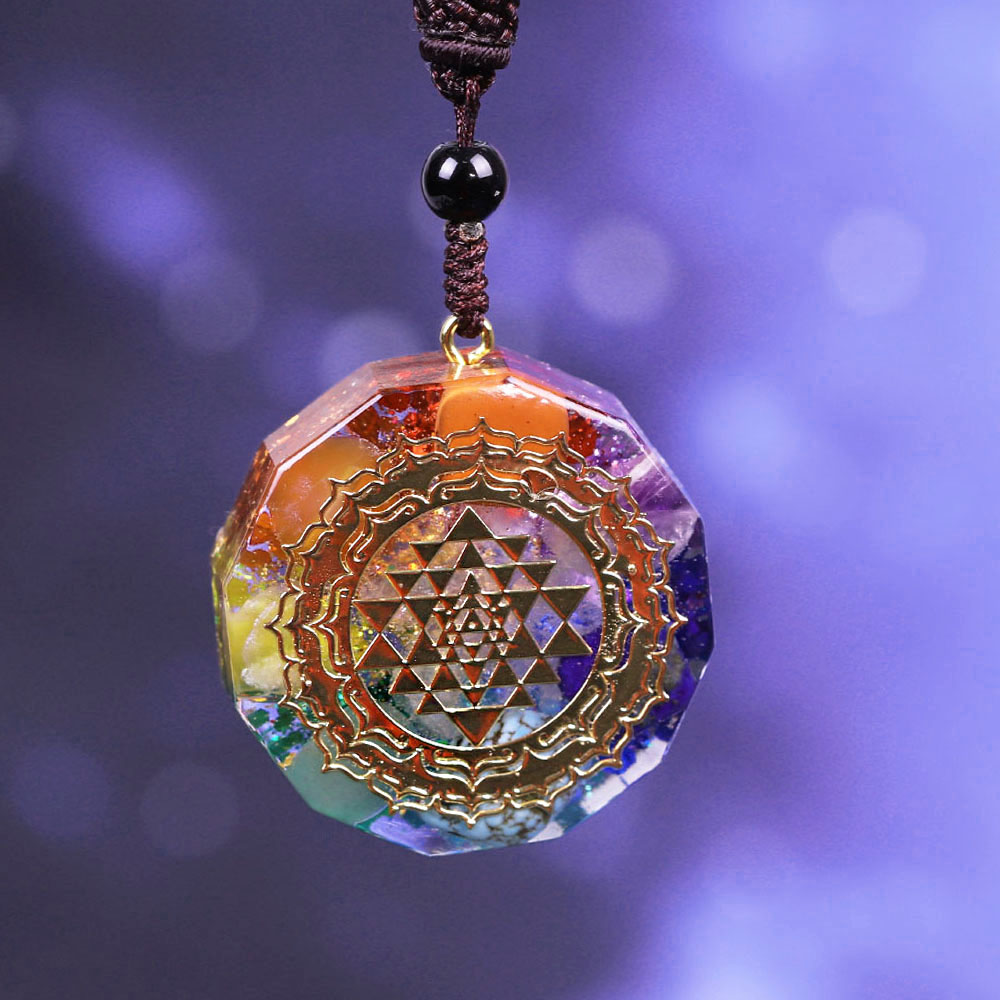 Sacred Sri Yantra Necklace + Pendant, 3 Variants