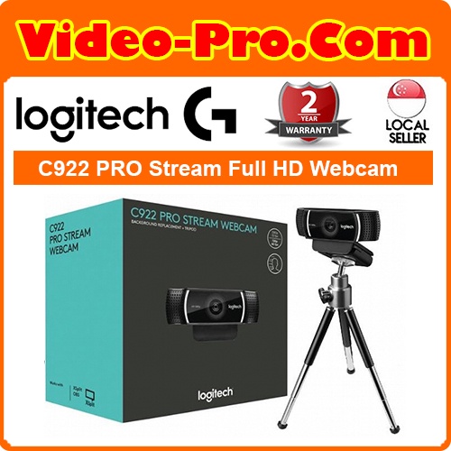 Logitech 1080p Pro Stream Webcam for HD Video Streaming and Recording at  1080p 30FPS