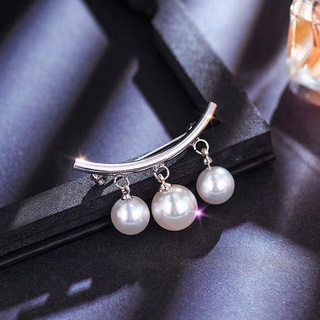 Korean fashion new style brooch creative pearl anti-fade cardigan pin ...