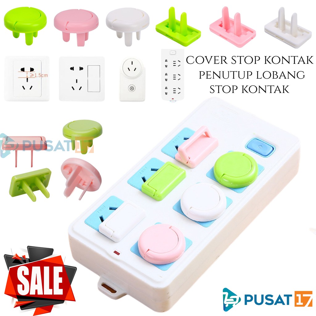 PENUTUP COLOKAN LISTRIK STOP KONTAK / PENGGAMAN STOK KONTAK / SOCKET COVER