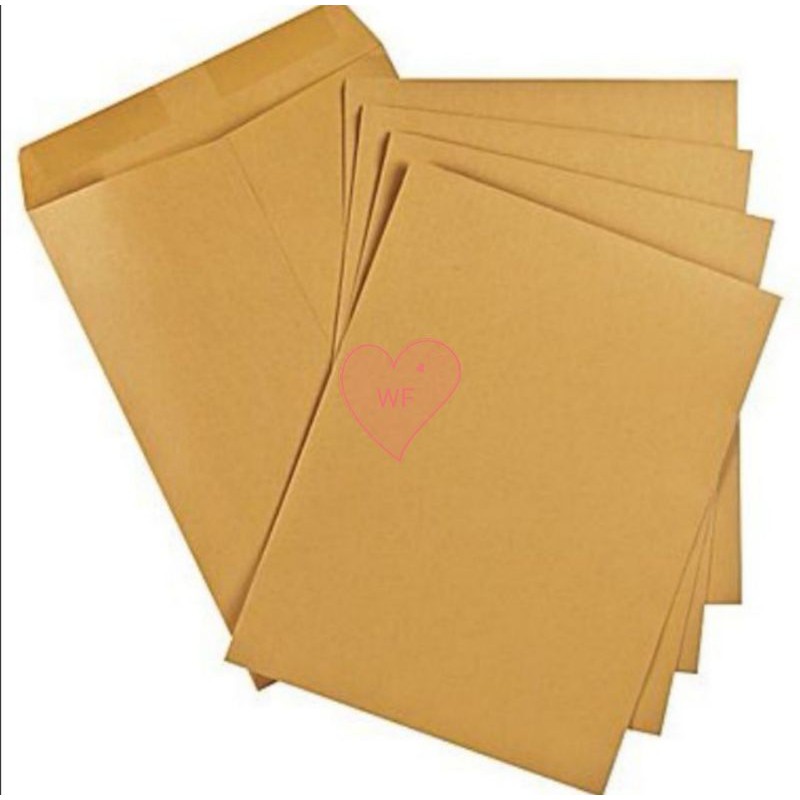 A4 Size 9 X 12.75 Business Envelope (Brown)/ (white) | Shopee Singapore