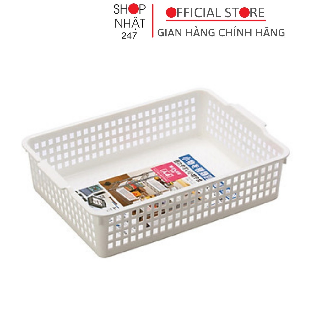 Inomata A4 Paper Tray with Handle, White, Domestic Japan | Shopee Singapore