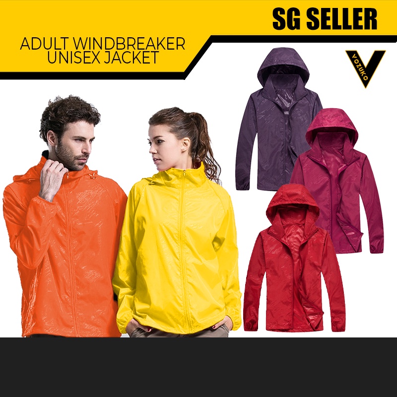 SG SELLER] Waterproof Foldable Windbreaker raincoat suitable for rain anti  uv lightweight for travel outdoor sports | Shopee Singapore