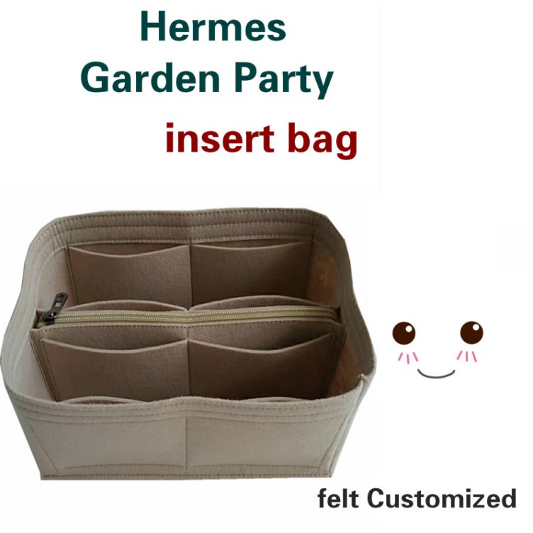 Bag Organizer For Hermes Garden Party 30/36 Felt Customize Insert Bag
