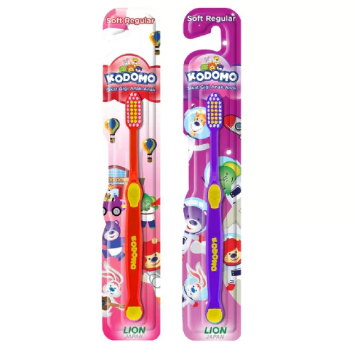 Kodomo Kids Sikat Gigi Regular Soft x6 - Gambar 3