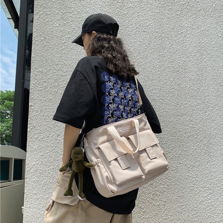 Canvas bag Japanese Harajuku Fashion student one-shoulder messenger bag Korean school bag