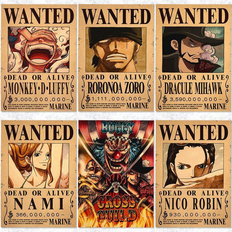 One Piece Poster, 28.5x42cm(A3 Paper Size), New Edition,One Piece