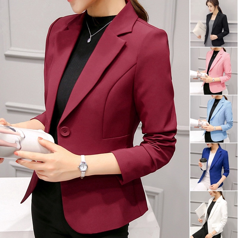 Red formal hot sale jacket ladies