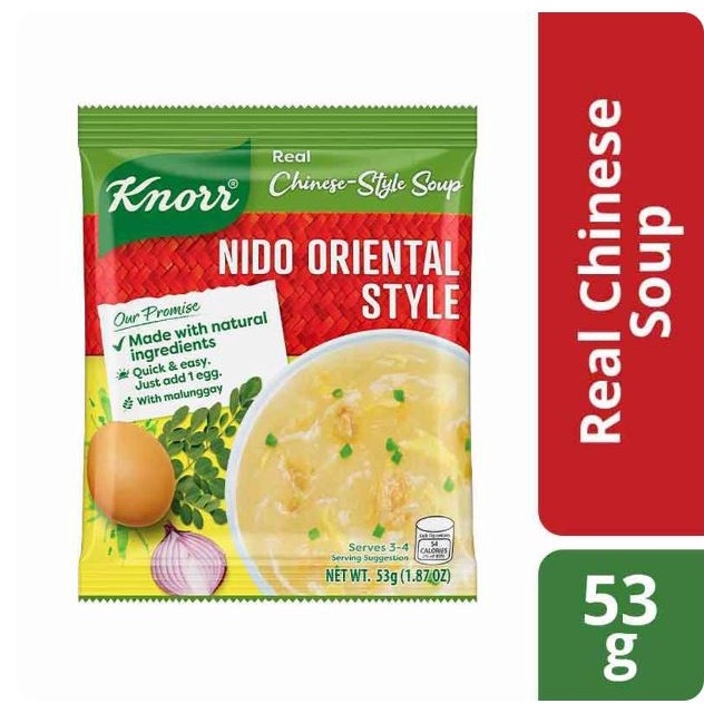 Knorr Nido Oriental Style Soup Mix 53g | Shopee Singapore