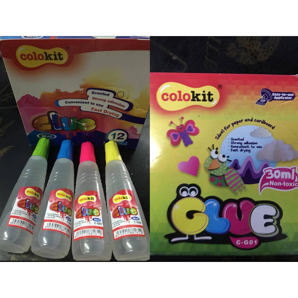 Colokit clear glue small & big /30ml and 60ml/sold per pcs | Shopee ...