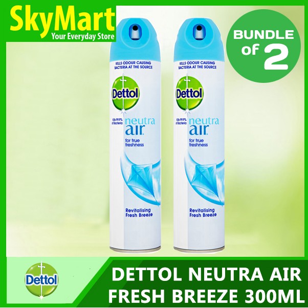 [Bundle of 2] Dettol Disinfectant Spray Neutra Air Fresh Breeze Shopee Singapore