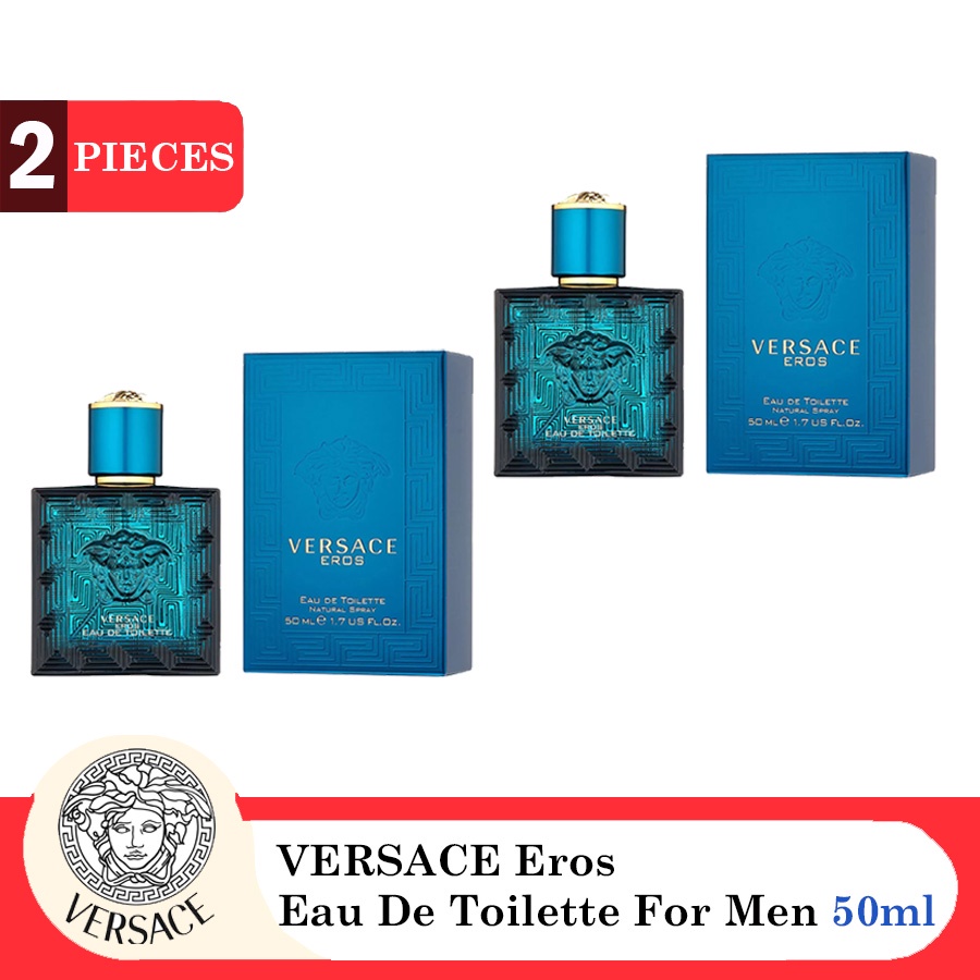 VERSACE Eros Eau De Toilette Spray 50ml Shopee Singapore