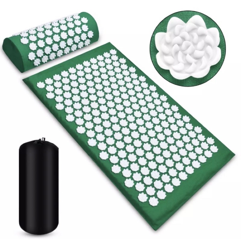 eXwi Acupressure Lotus Spike Mat Yoga Shakti Mat Massage Acupuncture ...