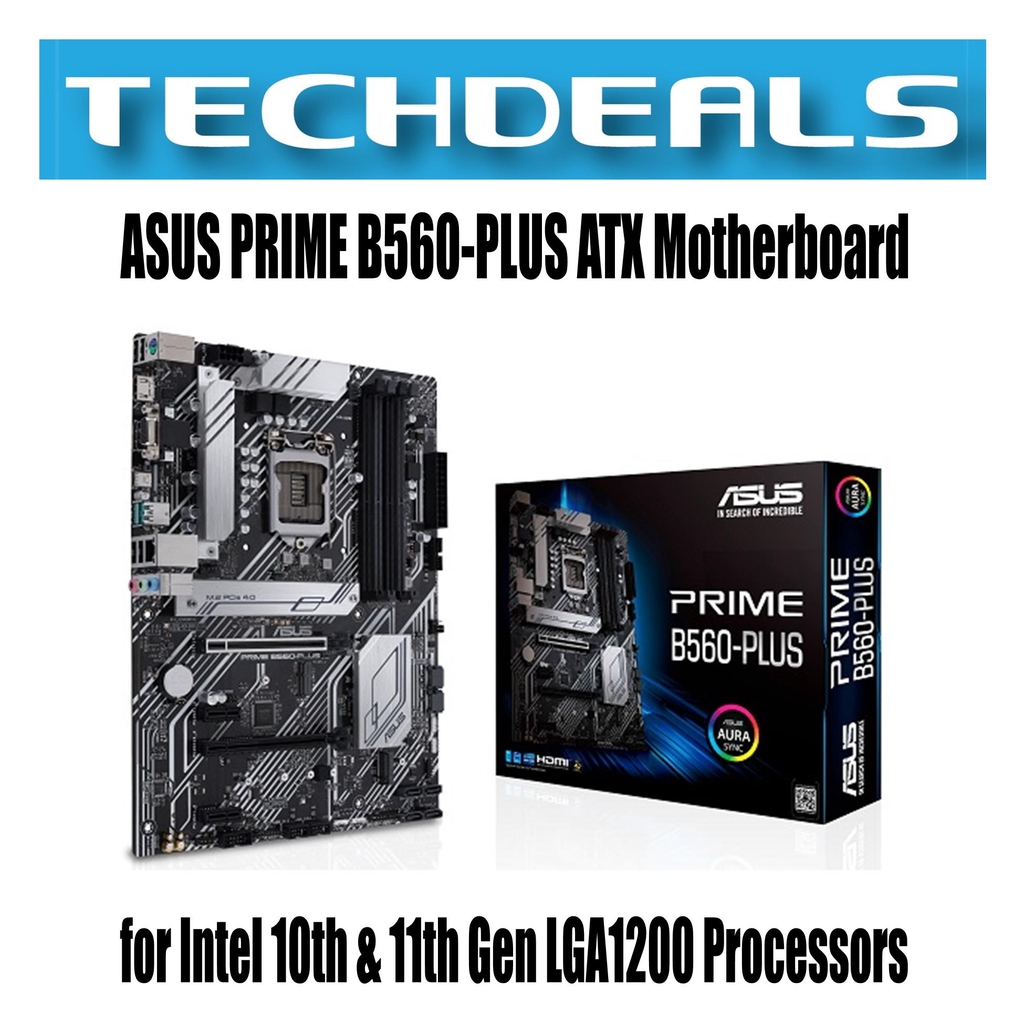 ASUS PRIME B560PLUS ATX Motherboard for Intel 10th & 11th Gen LGA1200