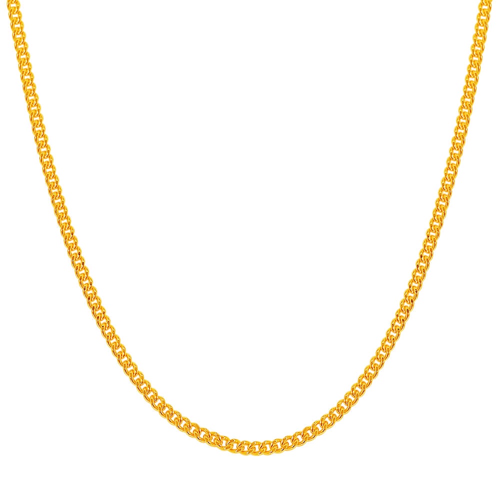SK Jewellery 916 Gold Curb Link Chain