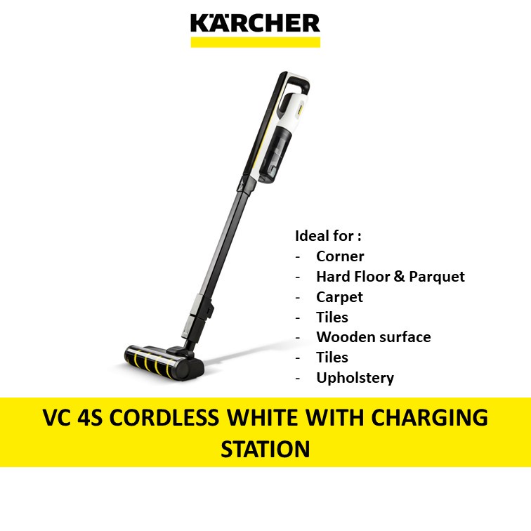 Karcher Handheld Cordless Vacuum Cleaner VC 4s with charging and