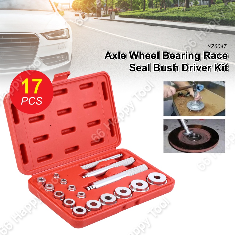 17pcs Car Steering Wheel Bearing Race Seal Drive Set Automotive Bush ...