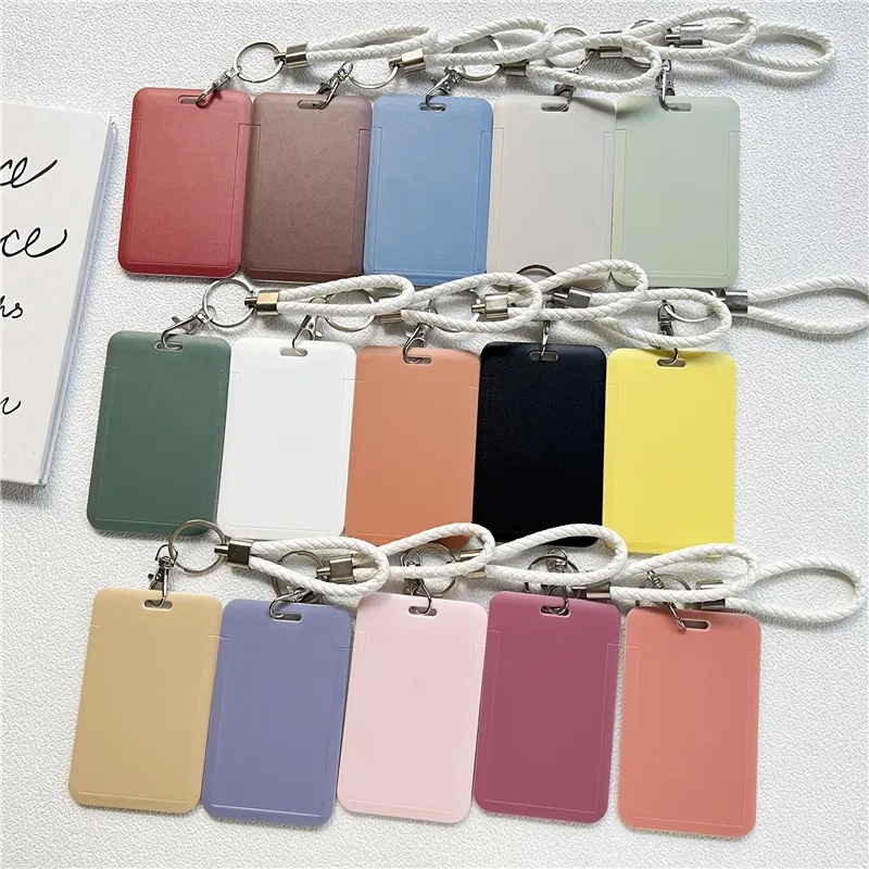 Ins Solid Color Card Holder for Student ID Card Bus Card Company ...