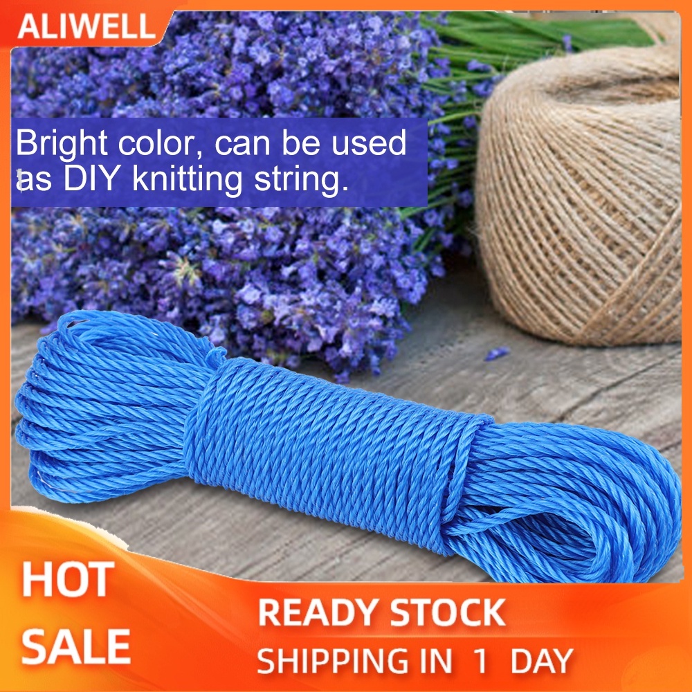 20m Nylon Rope Lines Cord Clothesline Garden Camping Outdoors Shopee