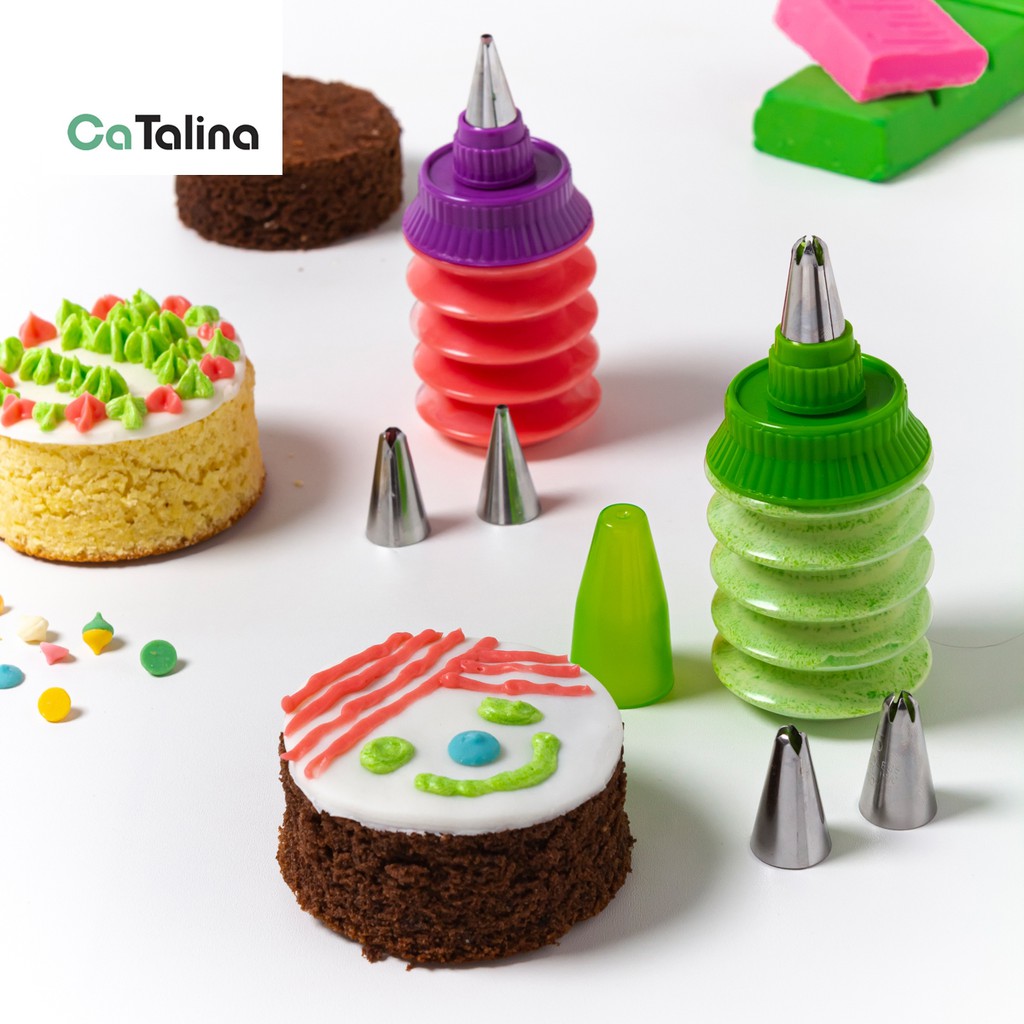 Alat Hias Dekorasi Kue Decorator Bottle 3 Pcs - Gambar 4