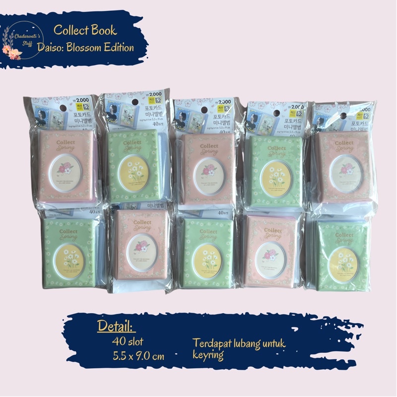 Collect Book BlossomDaiso (Colbuk Blossom Daiso) | Shopee Singapore