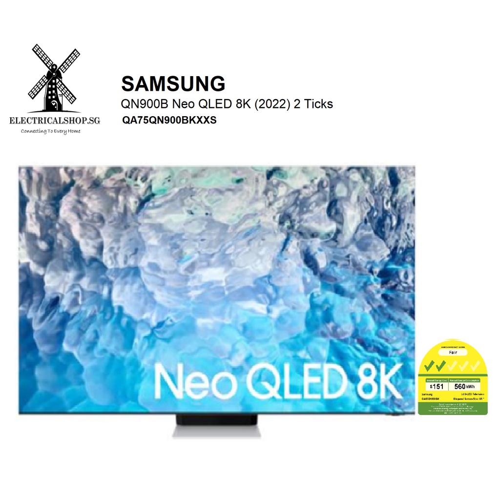 SAMSUNG OLED QA75QN900BKXXS 75" NEO QLED 8K SMART TV * 3YRS WARRANTY ...