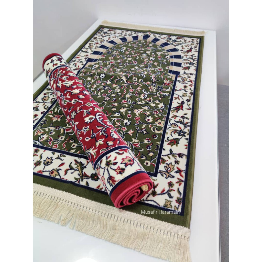 RAUDAH RAW RAUDAH SEJADAHAH - 4mm Thick + WOVEN BEG (Made In Madinah ...