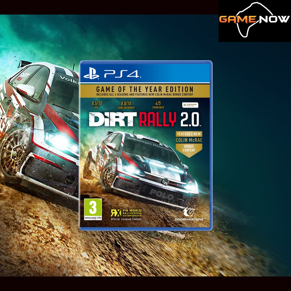 DiRT 2.0 Rally Game Of The Year Edition (PS4)