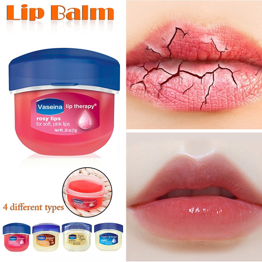  Vaseline Lip Therapy Rosy Lips 0.25 Oz./7 Grams, Pack