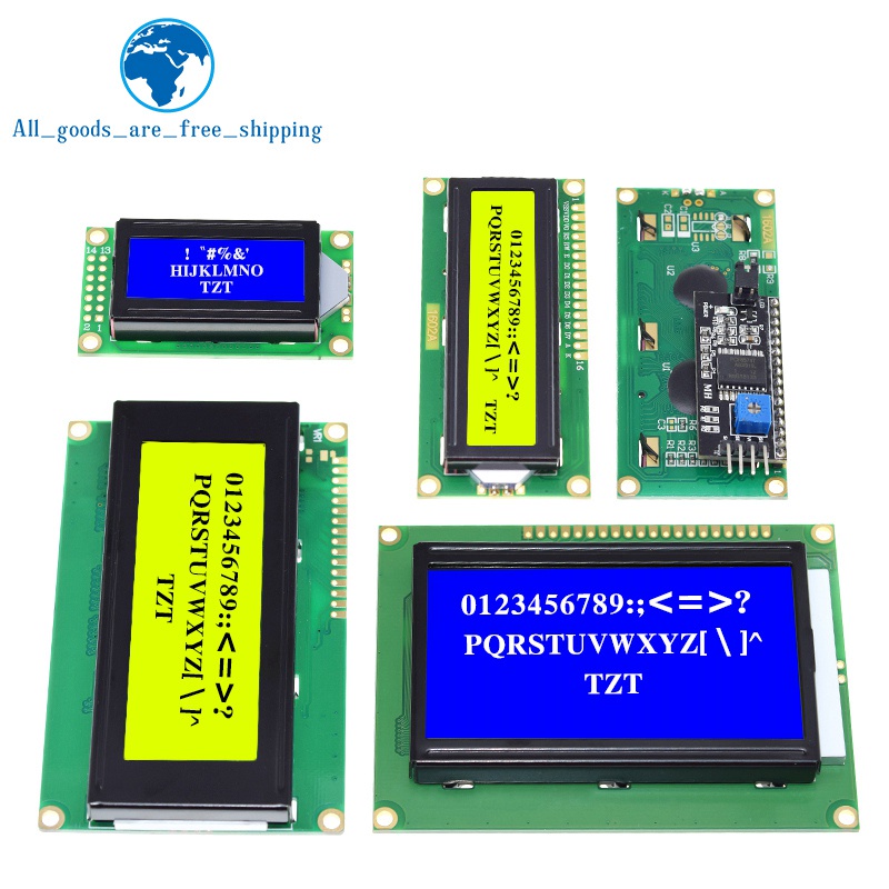 LCD Module Blue Green Screen For Arduino 0802 1602 2004 12864 LCD ...