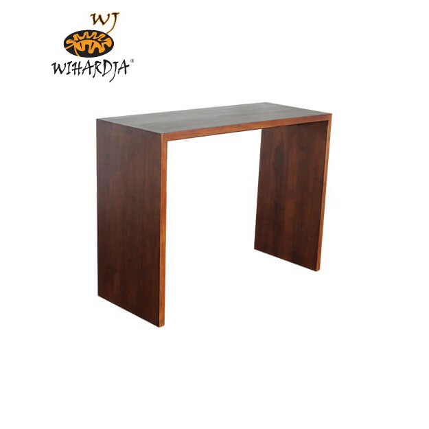 Simple Minimalist Study Desk Tedrick Solid Teak Wood Bedroom Study