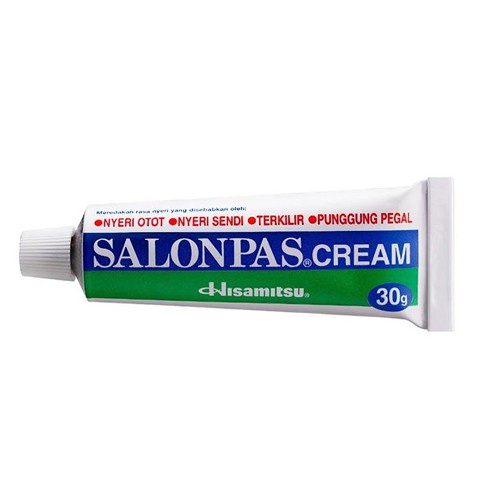 Salonpas Cream 30 Gram / Koyo / Pegal Linu / Nyeri / Cidera - Gambar 2