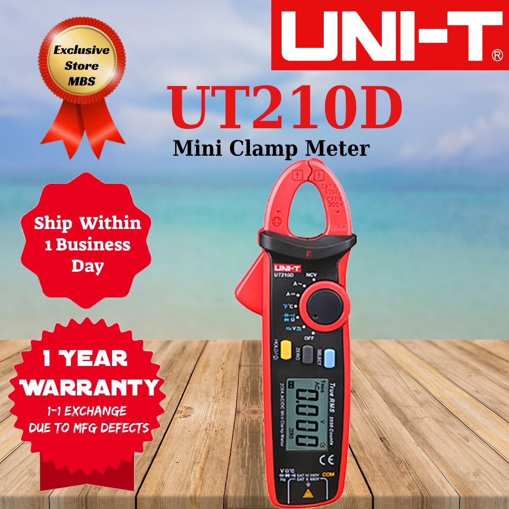 UNI-T UT210D Mini Clamp Meter | Shopee Singapore