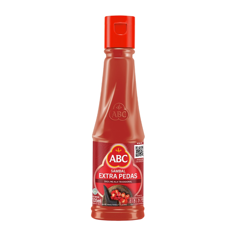 ABC Saus Sambal Extra Pedas 135 mL & Kecap Pedas 135 mL - Gambar 3