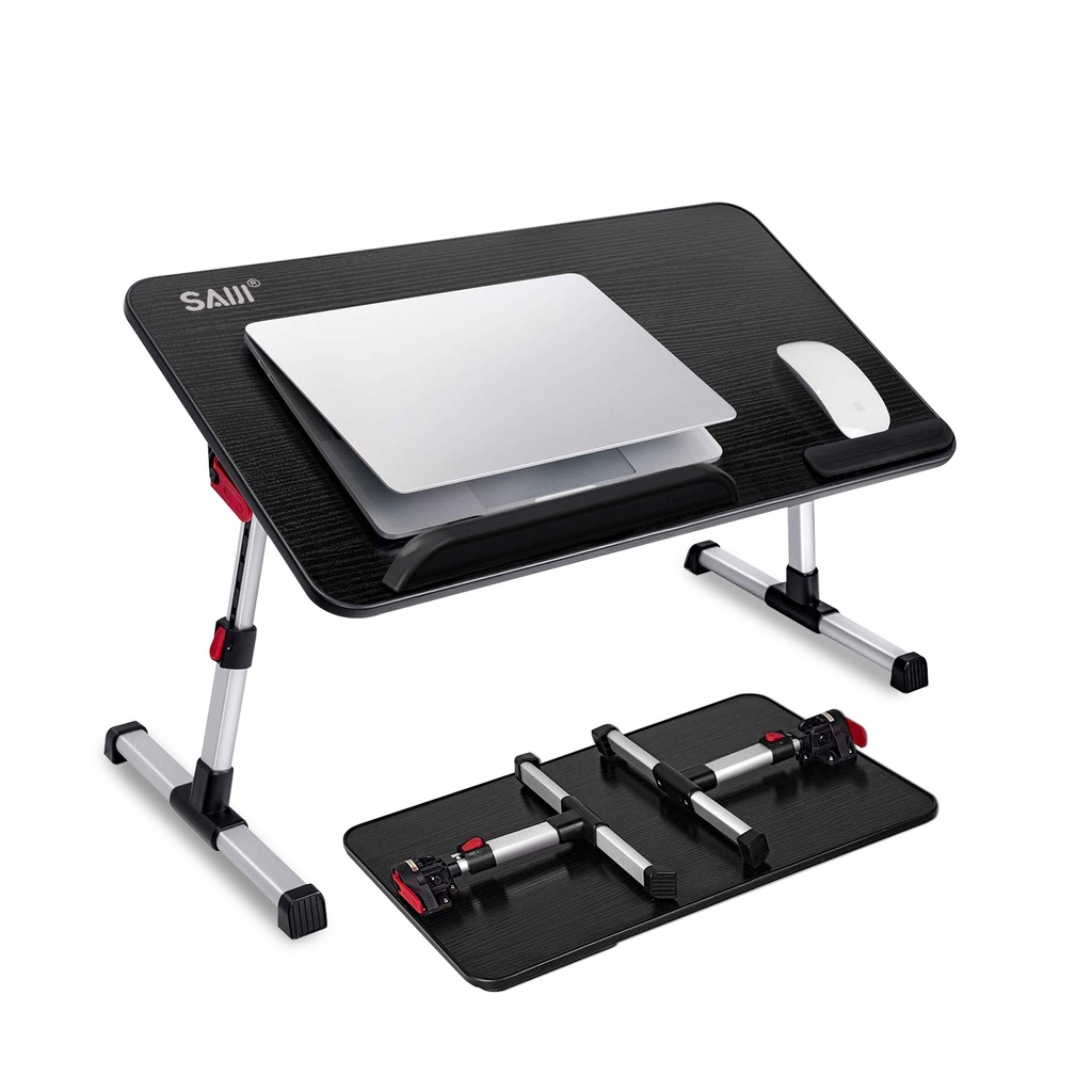 SAIJI Foldable Table Laptop Stand Bed Tray Table [A6 Series] Shopee