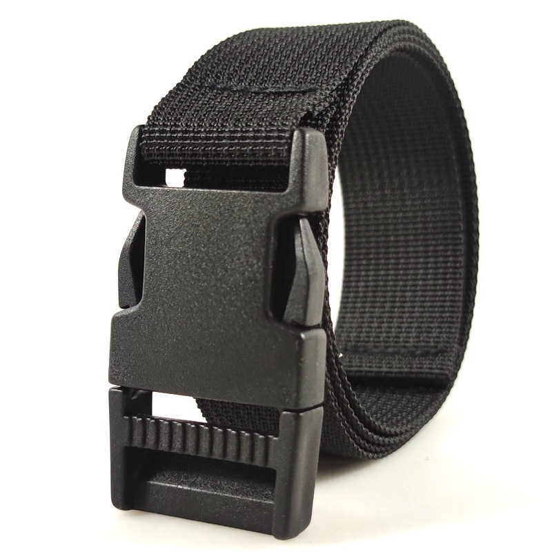 Plastic Buckle Nylon Belt Men's Outdoor Student Training No Metal