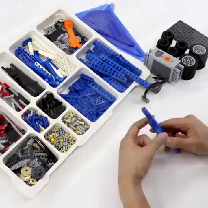 9686 MOC Technic Brick Robot Parts Educational Student Learning High ...