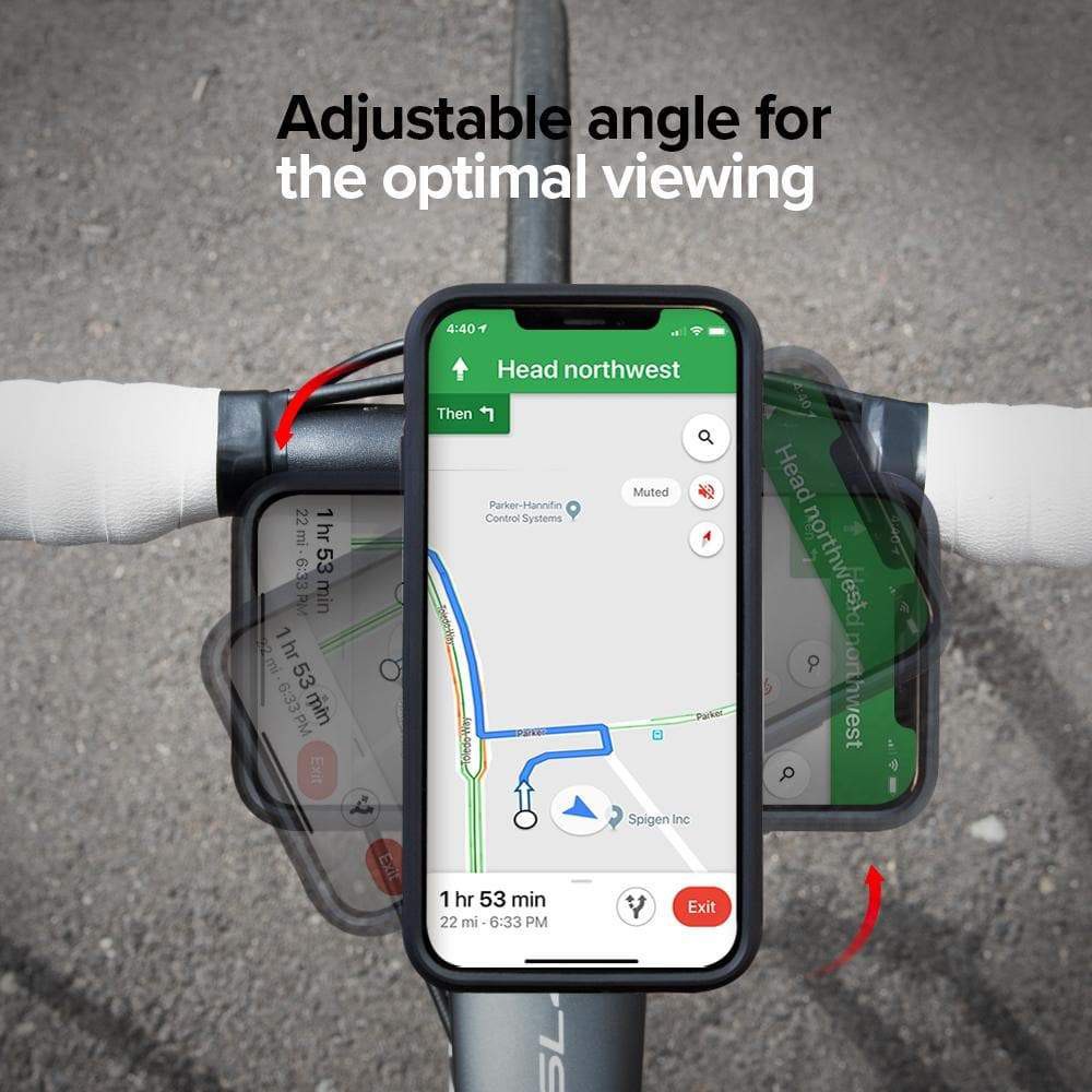 Spigen Phone Holder Sepeda Gearlock MF100 / MS100 Bike Holder Sepeda Gunung - Gambar 3