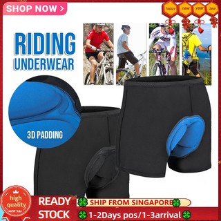 X-Tiger Men's Padded Bike Shorts Cycling Underwear 3D Gel Padded