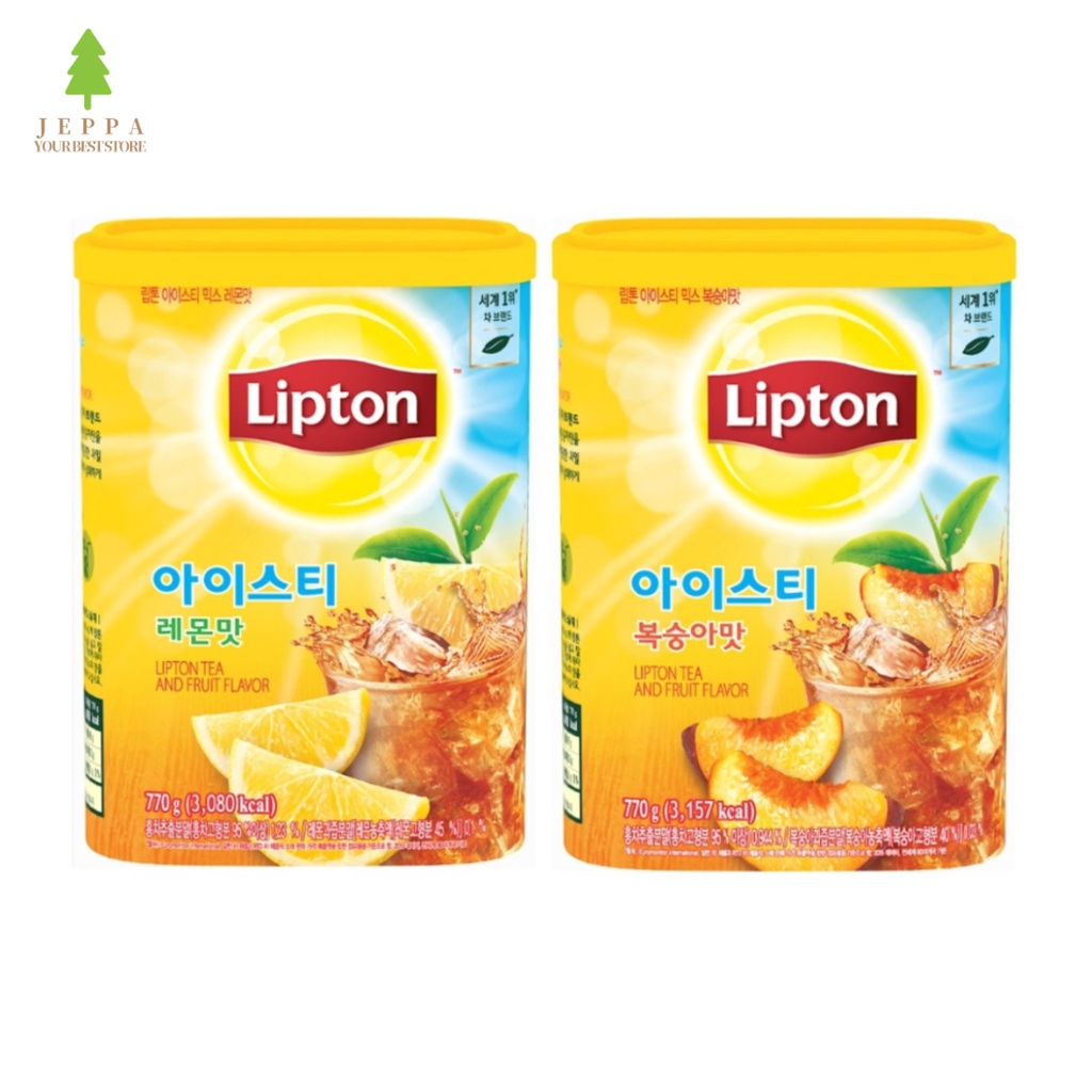 [LIPTON] Iced Tea Peach Lemon Flavor Powder 770g Korea Best Instant Mix
