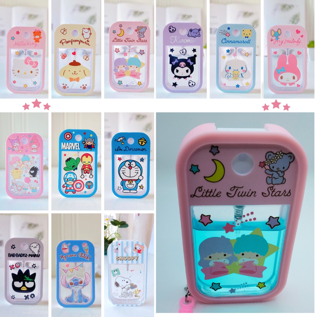 [SG Seller]Empty Hand Sanitizer Dispenser Container Hello Kitty Melody ...