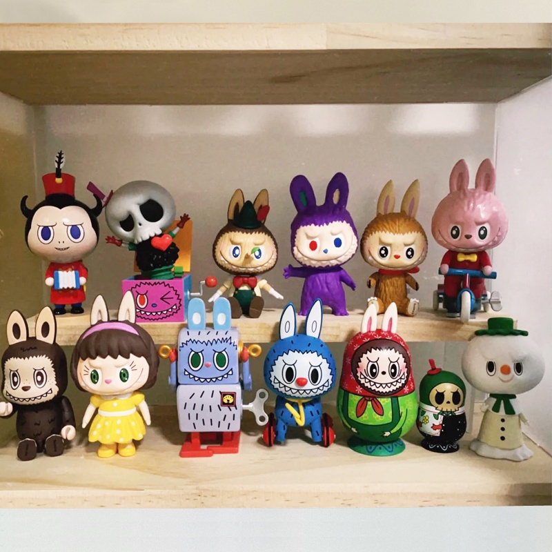 Labubu Elf Toy Series Blind Box Play Pop Mart Doll Russian | Shopee ...