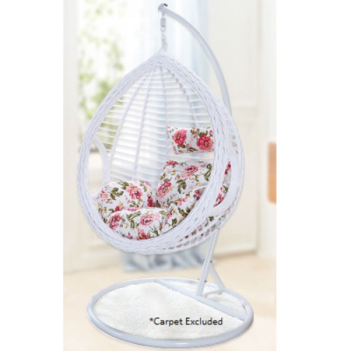 Furniture Amart Strong Swing Chair Cushion Outdoor Brown White Shopee Singapore