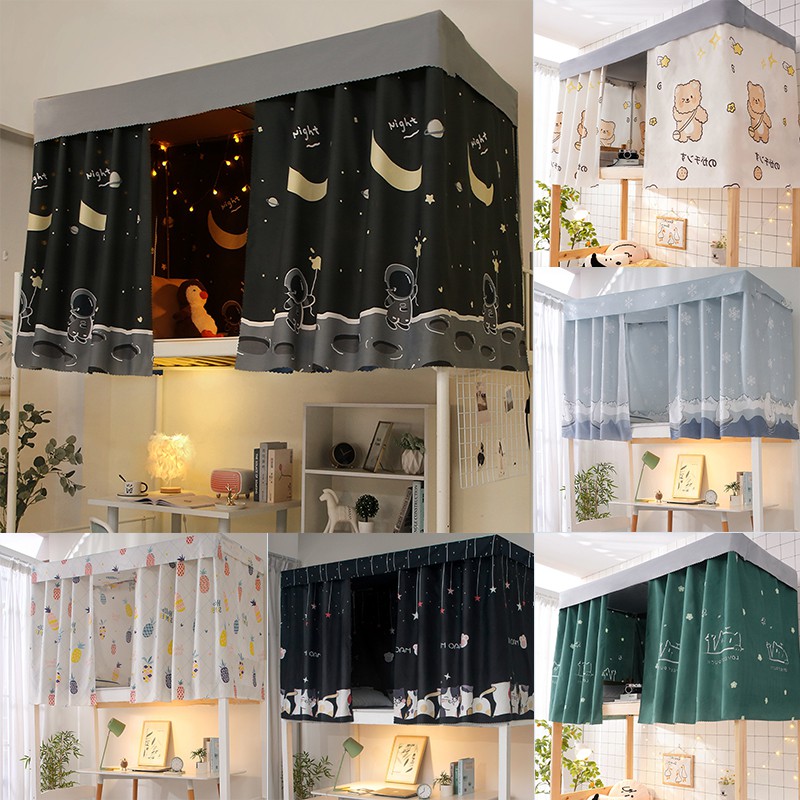 1.15m x 2M student dormitory bed curtain University Girl Boy single bed ...