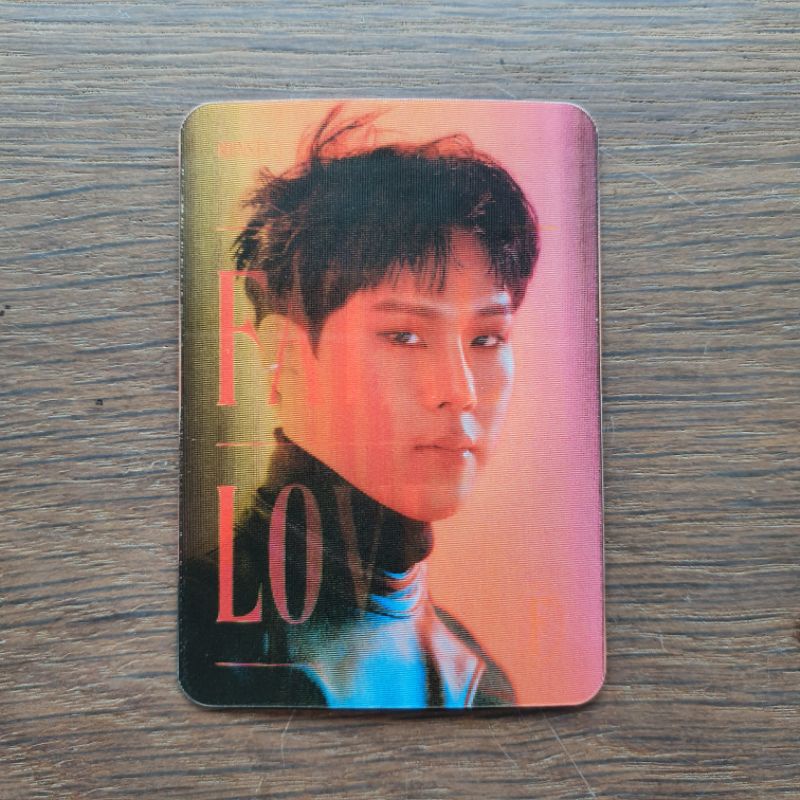 🌱 MONSTA X FATAL LOVE (LOVE KILLA) MESSAGE / LENTICULAR PHOTOCARD