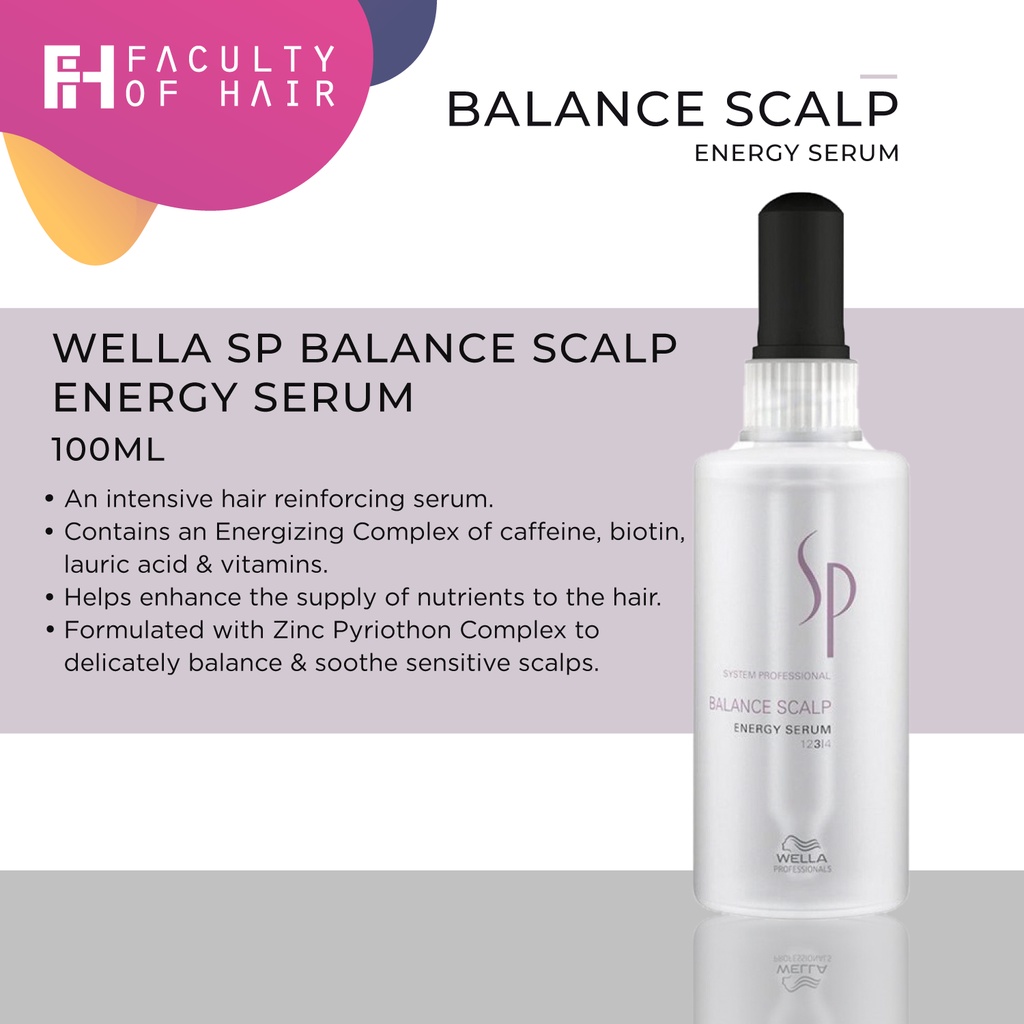 Wella SP Balance Scalp Energy Serum (100ml) Shopee Singapore