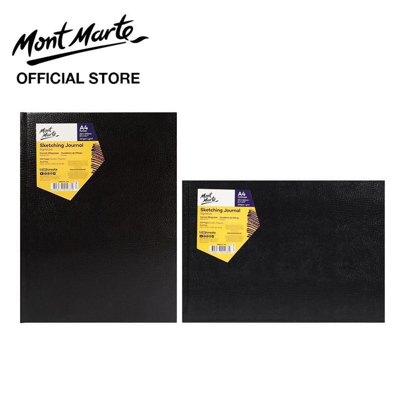 Mont Marte Signature Sketching Journal Croc Finish 150GSM A4/A5